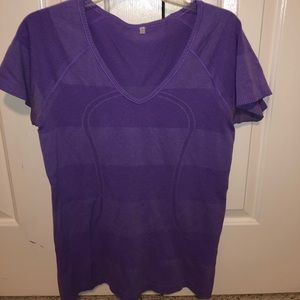 Purple lululemon vneck